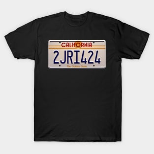 Vin Diesel’s Charger | 2JRI424 | Metal Stamped Replica Prop License Plate T-Shirt